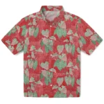 Wisconsin Badgers Hawaiian Shirt – Anthurium Overlay