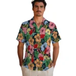 Wisconsin Badgers Hawaiian Shirt – Brilliant Hibiscus Garden