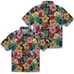 Wisconsin Badgers Hawaiian Shirt – Brilliant Hibiscus Garden