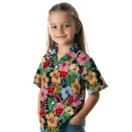 Wisconsin Badgers Hawaiian Shirt – Brilliant Hibiscus Garden