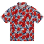 Wisconsin Badgers Hawaiian Shirt – Hibiscus Fiesta