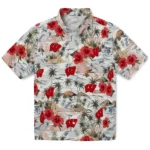 Wisconsin Badgers Hawaiian Shirt – Hibiscus Seaside