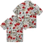 Wisconsin Badgers Hawaiian Shirt – Hibiscus Seaside