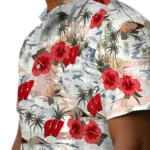 Wisconsin Badgers Hawaiian Shirt – Hibiscus Seaside