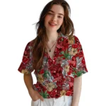 Wisconsin Badgers Hawaiian Shirt – Hibiscus Tiki Jungle