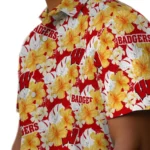 Wisconsin Badgers Hawaiian Shirt – Hibiscus Tropics