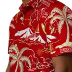 Wisconsin Badgers Hawaiian Shirt – Palm Tree Island