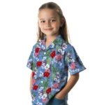 Wisconsin Badgers Hawaiian Shirt – Pineapple Bouquet