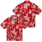 Wisconsin Badgers Hawaiian Shirt – Turtle Lines