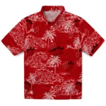 Wisconsin Badgers Hawaiian Shirt – Wave Palm