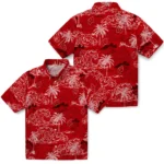 Wisconsin Badgers Hawaiian Shirt – Wave Palm
