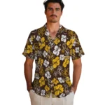 Wyoming Cowboys Hawaiian Shirt – Hibiscus Flower Design
