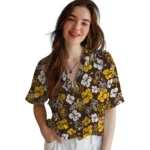 Wyoming Cowboys Hawaiian Shirt – Hibiscus Flower Design