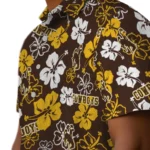 Wyoming Cowboys Hawaiian Shirt – Hibiscus Flower Design