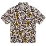 Wyoming Cowboys Hawaiian Shirt – Hibiscus Motif