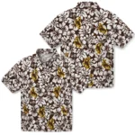 Wyoming Cowboys Hawaiian Shirt – Hibiscus Motif