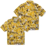 Wyoming Cowboys Hawaiian Shirt – Hibiscus Overlay