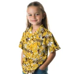 Wyoming Cowboys Hawaiian Shirt – Hibiscus Overlay