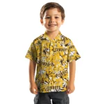 Wyoming Cowboys Hawaiian Shirt – Hibiscus Overlay