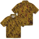 Wyoming Cowboys Hawaiian Shirt – Leaf Outline