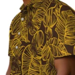 Wyoming Cowboys Hawaiian Shirt – Leaf Outline