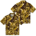 Wyoming Cowboys Hawaiian Shirt – Palm Leaves