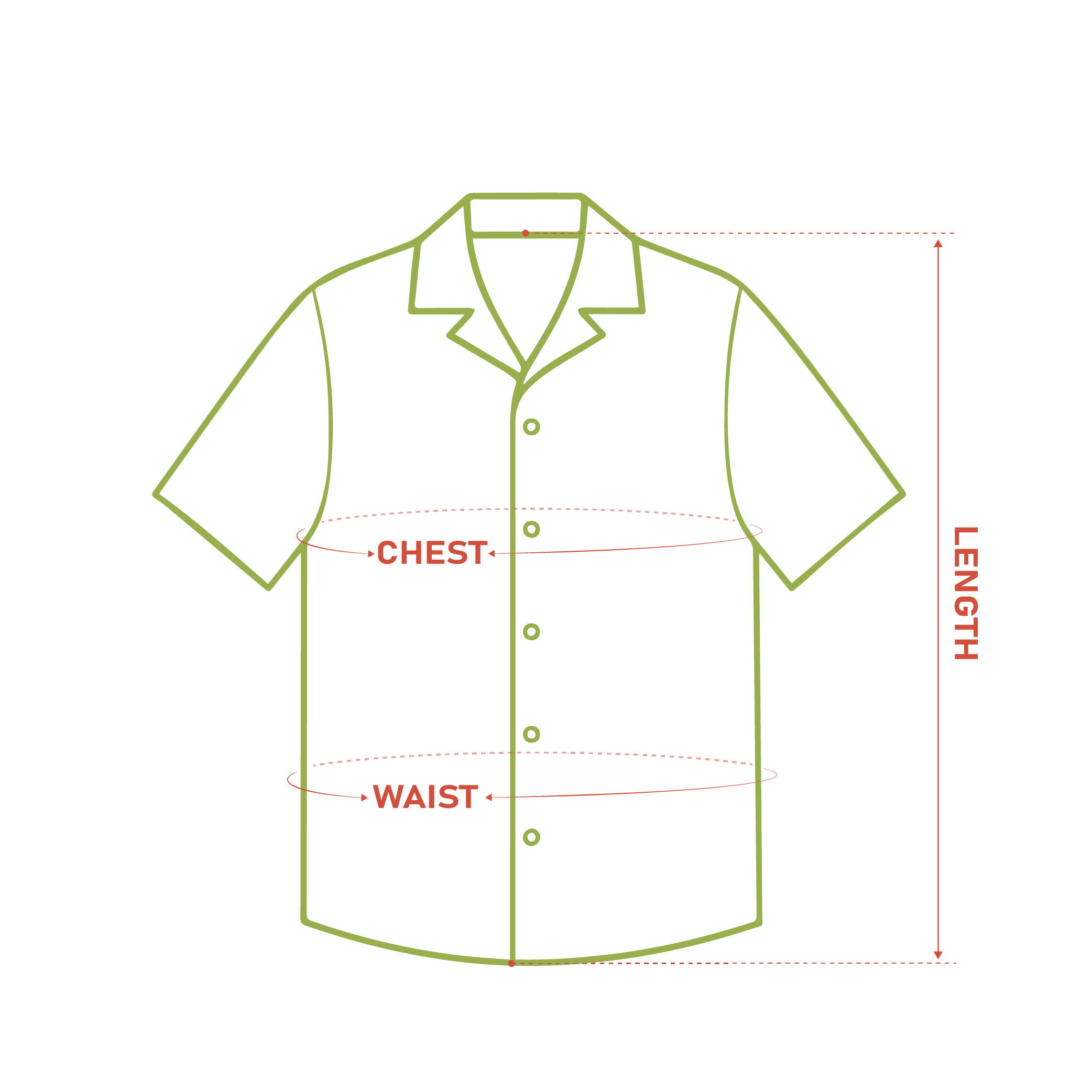 hula hawaiian shirts size guide kids