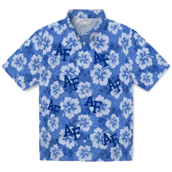 Air Force Falcons Hawaiian Shirt - Hibiscus Cluster