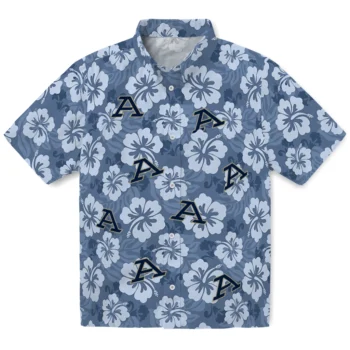 Akron Zips Hawaiian Shirt - Hibiscus Cluster