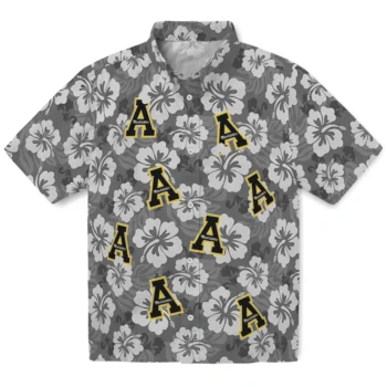 Appalachian State Mountaineers Hawaiian Shirt - Hibiscus Cluster