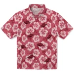 arkansas-razorbacks-hawaiian-shirt-hibiscus-cluster-red-best-selling.webp