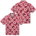 arkansas-razorbacks-hawaiian-shirt-hibiscus-cluster-red-best-selling.webp
