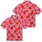 calgary-flames-hawaiian-shirt-hibiscus-cluster-red-best-selling.webp