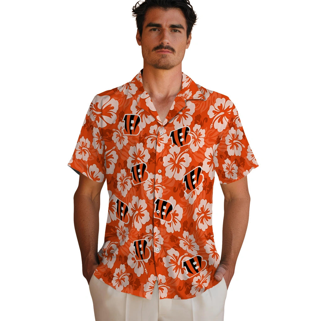 cincinnati-bengals-hawaiian-shirt-hibiscus-cluster-orange-fashion-forward.webp