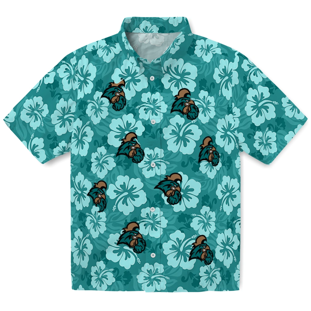coastal-carolina-chanticleers-hawaiian-shirt-hibiscus-cluster-green-best-selling.webp coastal carolina chanticleers hawaiian shirt hibiscus cluster green best selling