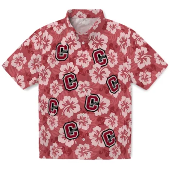 Colgate Raiders Hawaiian Shirt - Hibiscus Cluster