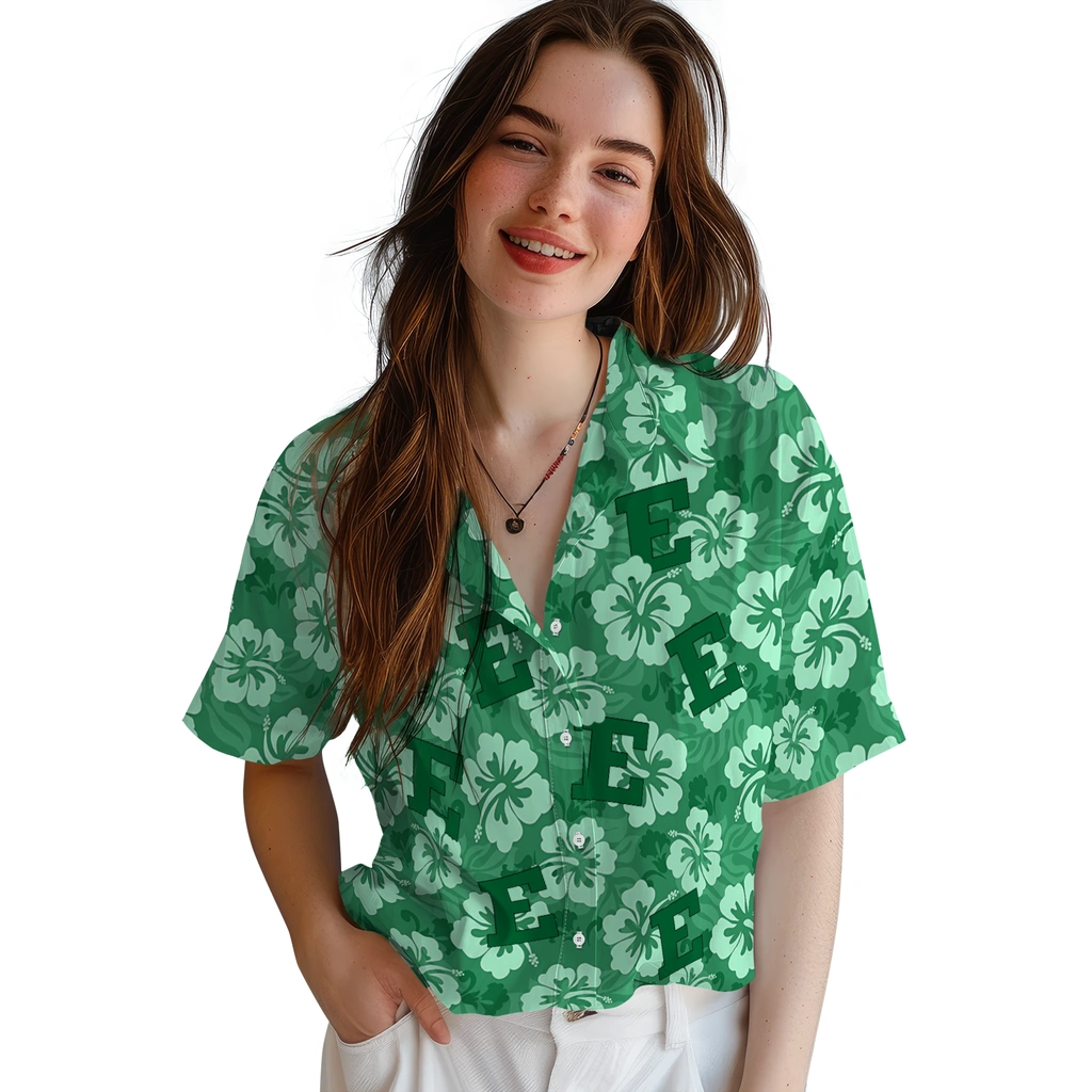 eastern-michigan-eagles-hawaiian-shirt-hibiscus-cluster-green-latest-model.webp