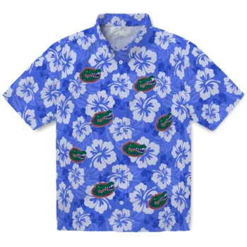 Florida Gators Hawaiian Shirt - Hibiscus Cluster