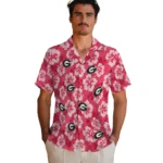 georgia-bulldogs-hawaiian-shirt-hibiscus-cluster-red-best-selling.webp