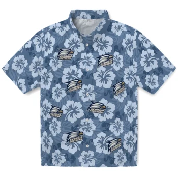 Georgia Southern Eagles Hawaiian Shirt - Hibiscus Cluster