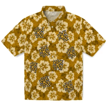 Kennesaw State Owls Hawaiian Shirt - Hibiscus Cluster