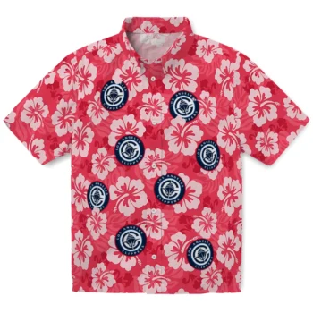 Los Angeles Clippers Hawaiian Shirt - Hibiscus Cluster