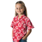 nebraska-cornhuskers-hawaiian-shirt-hibiscus-cluster-red-best-selling.webp