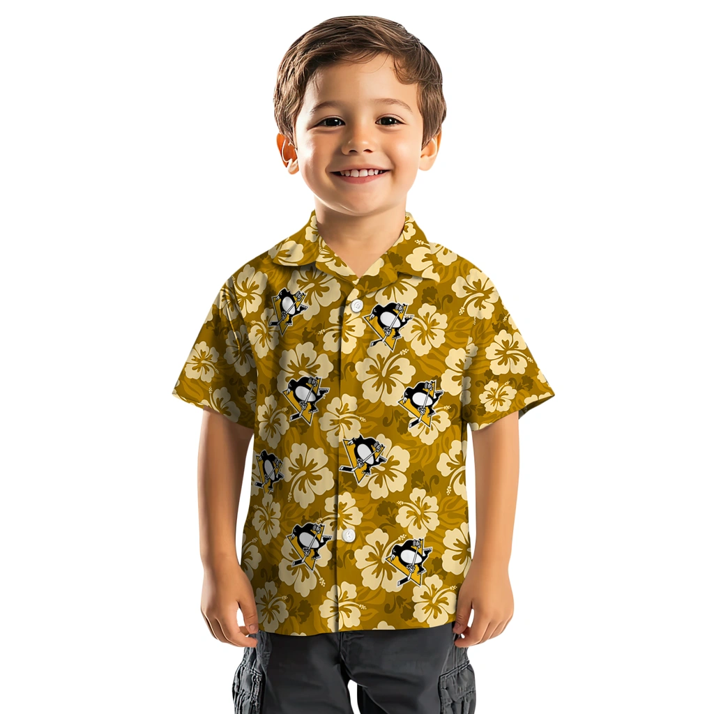 pittsburgh-penguins-hawaiian-shirt-hibiscus-cluster-yellow-top-rated.webp