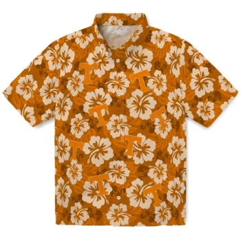 Tennessee Volunteers Hawaiian Shirt - Hibiscus Cluster