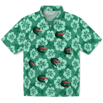 UAB Blazers Hawaiian Shirt - Hibiscus Cluster