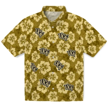UCF Knights Hawaiian Shirt - Hibiscus Cluster