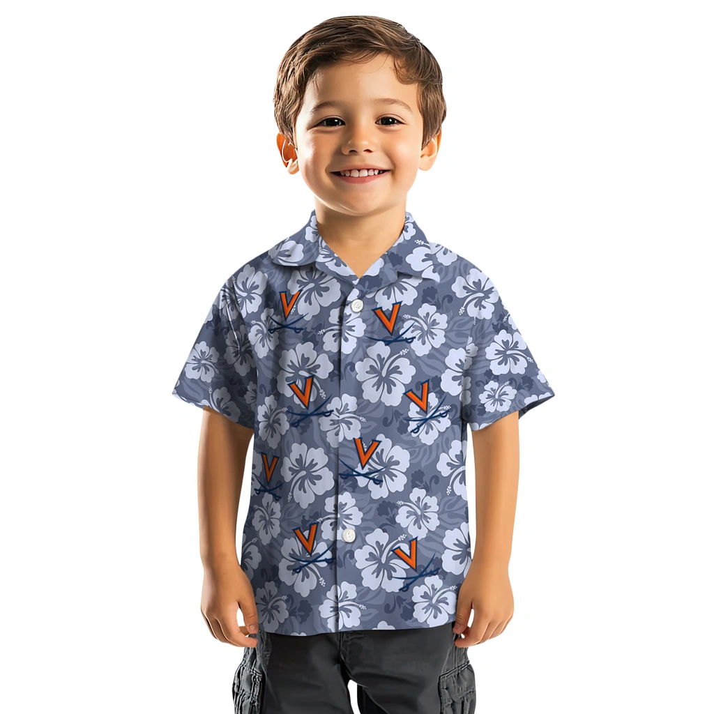 virginia-cavaliers-hawaiian-shirt-hibiscus-cluster-blue-top-rated.webp