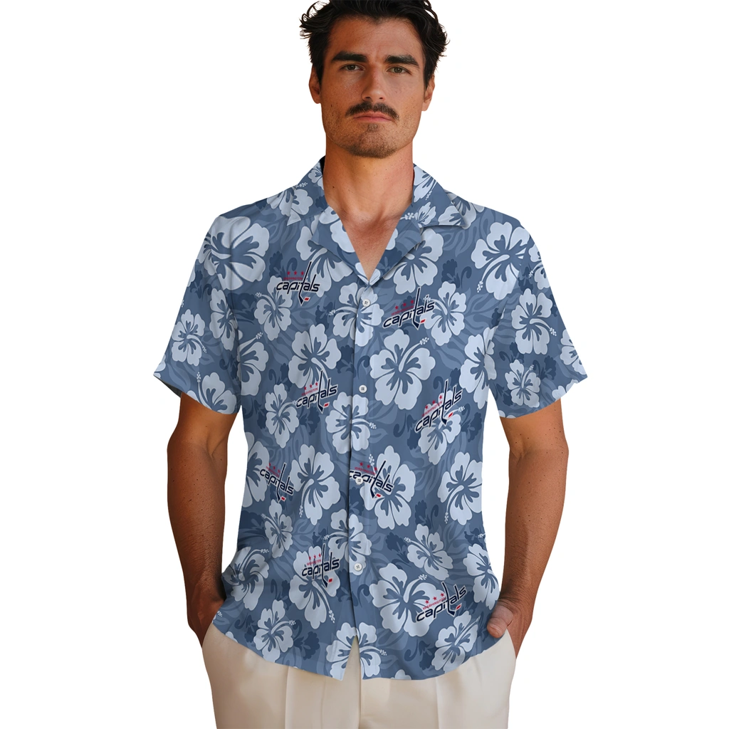 washington-capitals-hawaiian-shirt-hibiscus-cluster-blue-fashion-forward.webp