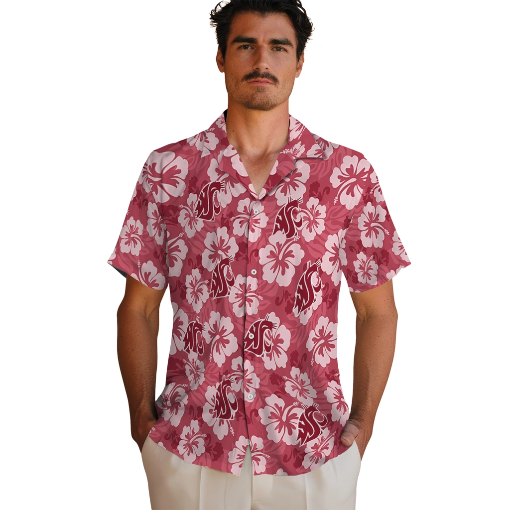 washington-state-cougars-hawaiian-shirt-hibiscus-cluster-crimson-fashion-forward.webp
